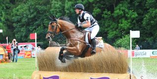 Eingespieltes Duo: Michael Jung und Sam bei einem Geländesprung.
